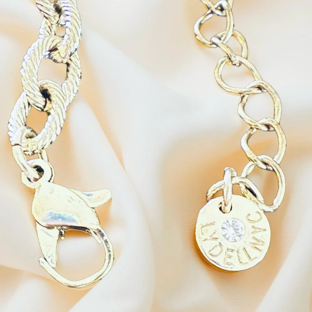 Lydell NYC Two Toned Statement Necklace - Picture 4 of 4